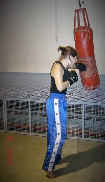 adultes boxe fille sac